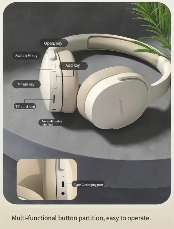 Bosebye Headphones P2961 Wireless Bluetooth - Image 5
