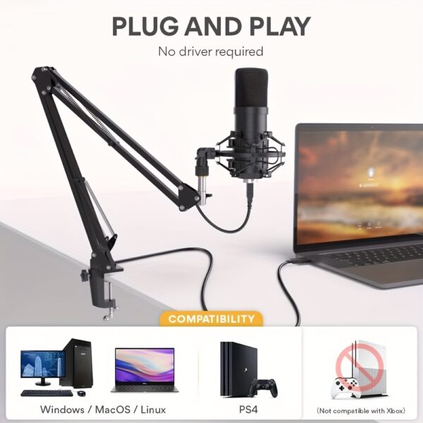 Professional USB Microphone, - Image 7