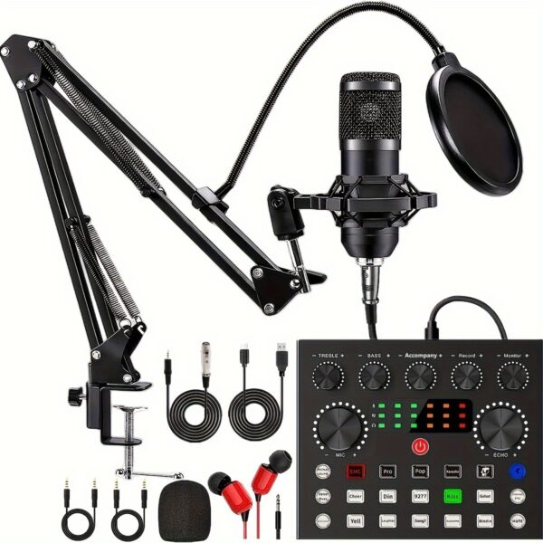 V8s Audio Interface Bundle with BM800 Condenser Microphone