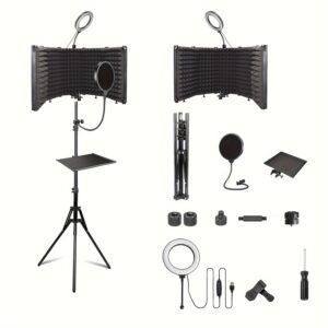 [Studio Microphone Kit] GELEAFMIC Studio Microphone Pop Filter Kit