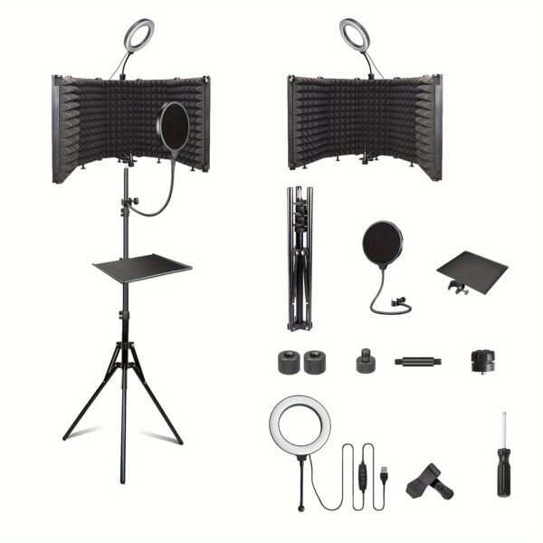 [Studio Microphone Kit] GELEAFMIC Studio Microphone Pop Filter Kit