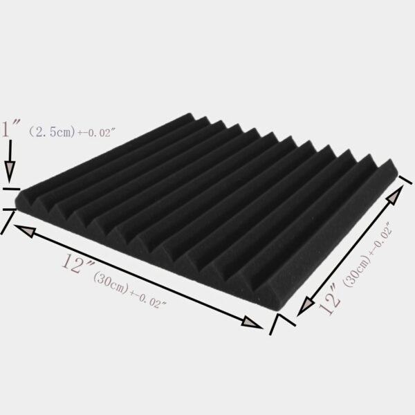 48pcs Black and Purple Foam Acoustic Wedges - Image 6