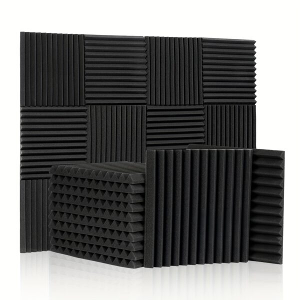24pcs HERTBER High-Density Flame Retardant Acoustic Panels