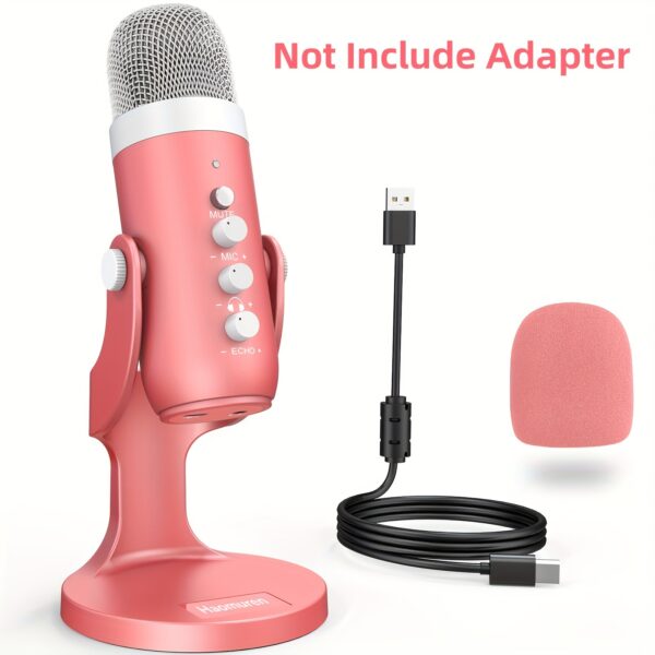 USB Microphone, Condenser Computer PC Mic - Image 7
